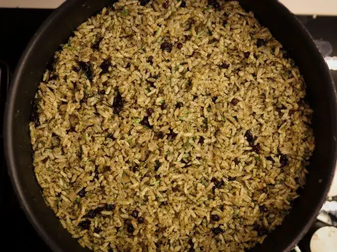 hamsi için pilav