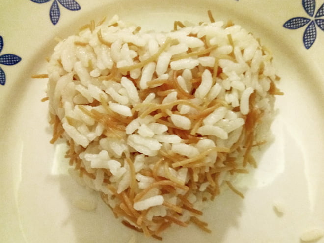tane tane pirinç pilavı