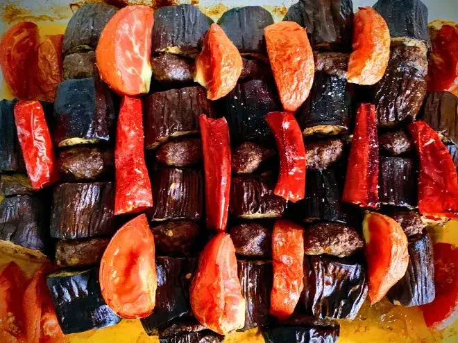 fırında patlıcan kebabı