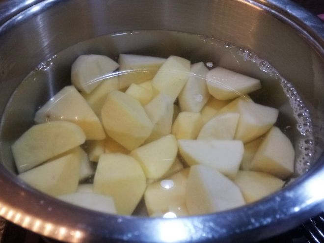 sütlü patates püresi yapımı