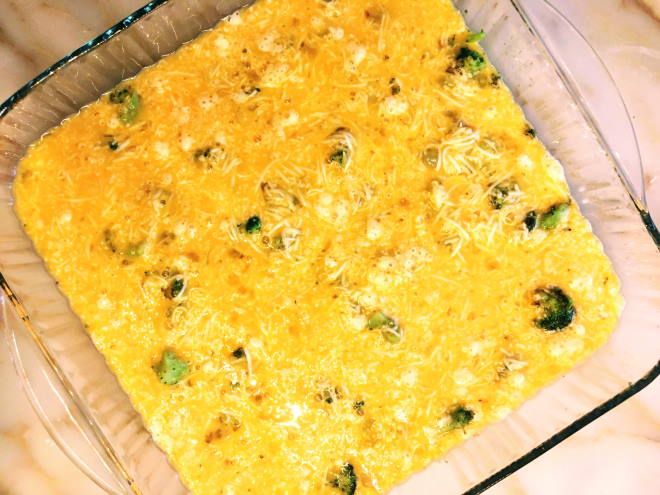 fırında omlet tarifi brokolili
